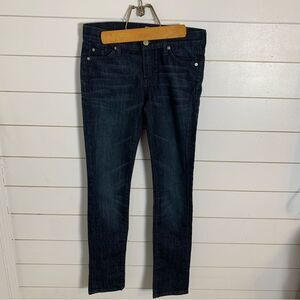 7 Seven for all Mankind Women Jeans Size 25x31" Roxanne Skinny Low Rise Y2K